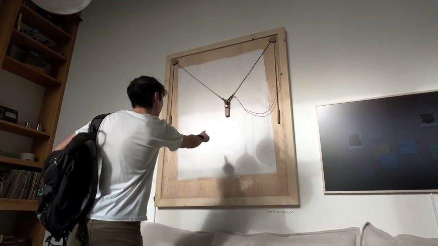 DIY Wall-Plotter Does Generative Art, But Not As We Know It