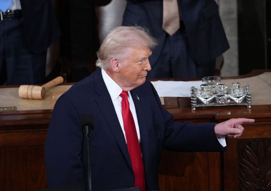 Trump Wraps Plodding Speech on a Saccharine Note