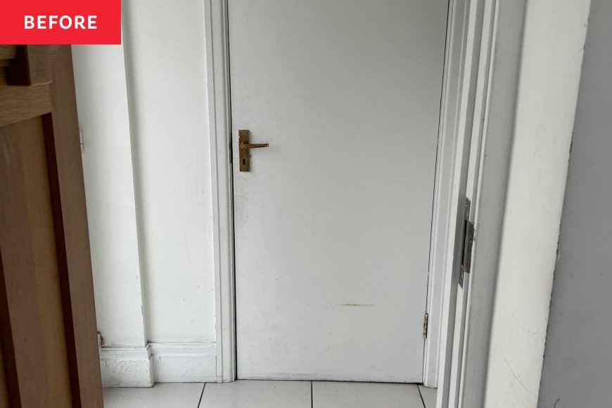 This $60 Door Makeover Completely Changed the Entryway