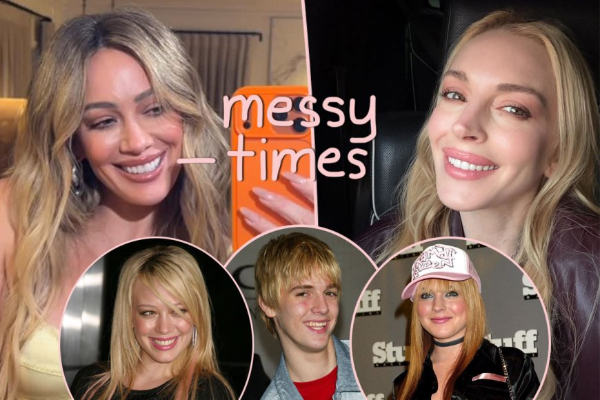 Hilary Duff Admits To Crashing Lindsay Lohan's Freaky Friday Premiere Back Amid Aaron Carter Drama!