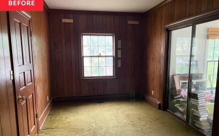 This 1970s Room Became a Dream Home Library Thanks to an IKEA BILLY Hack