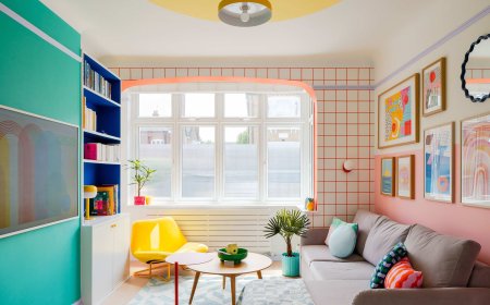 A 1920s London House Went from Gray and Gloomy to Bold and Brilliant