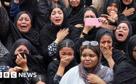 Funerals held for students and staff after Iran school strike