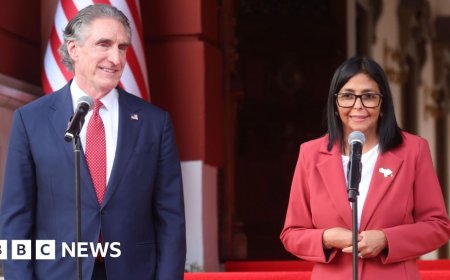 Venezuela's interim president says country will work with US on mining developments