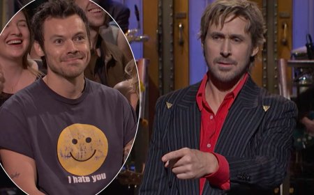 Harry Styles Crashes Ryan Gosling’s SNL Monologue: ‘What Are You Doing Here, Man?’