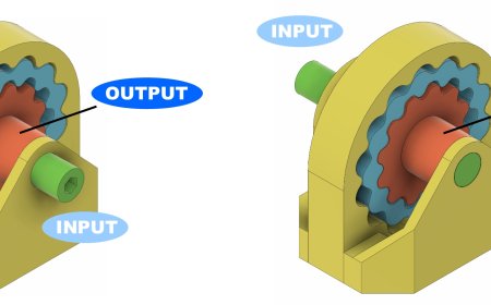 3D Printing a Harmonic Pin-Ring Gearing Drive