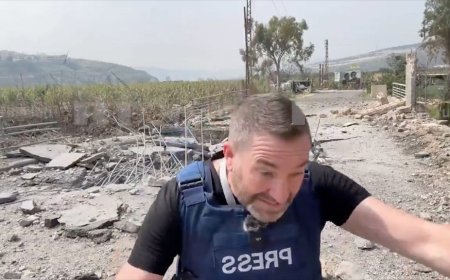 Watch: Israeli strike next to British journalist is not AI-generated
