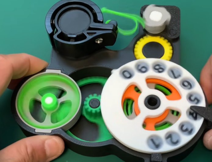 A Rotary Dial The 3D Printed Way