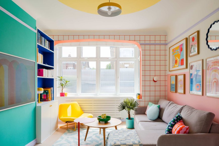 A 1920s London House Went from Gray and Gloomy to Bold and Brilliant