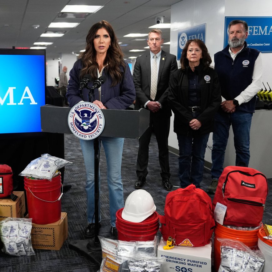 A Post-Katrina Law Guards FEMA Resources. Why Hasn’t It Stopped Noem?