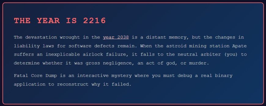 Turning a GDB Coredump Debug Session Into a Murder Mystery