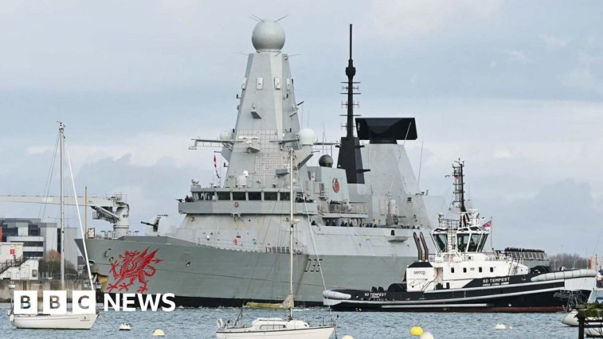 UK warship HMS Dragon departs for eastern Mediterranean