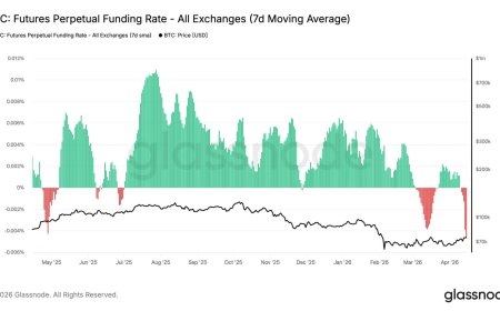 Bitcoin funding rates hit most negative since 2023, history suggests bottom is in