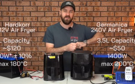 Comparing 12 VDC Air Fryers with Regular 240 VAC Ones