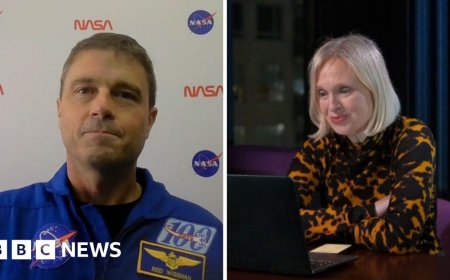 Artemis commander tells BBC about 'powerful' moment crater named after his late wife