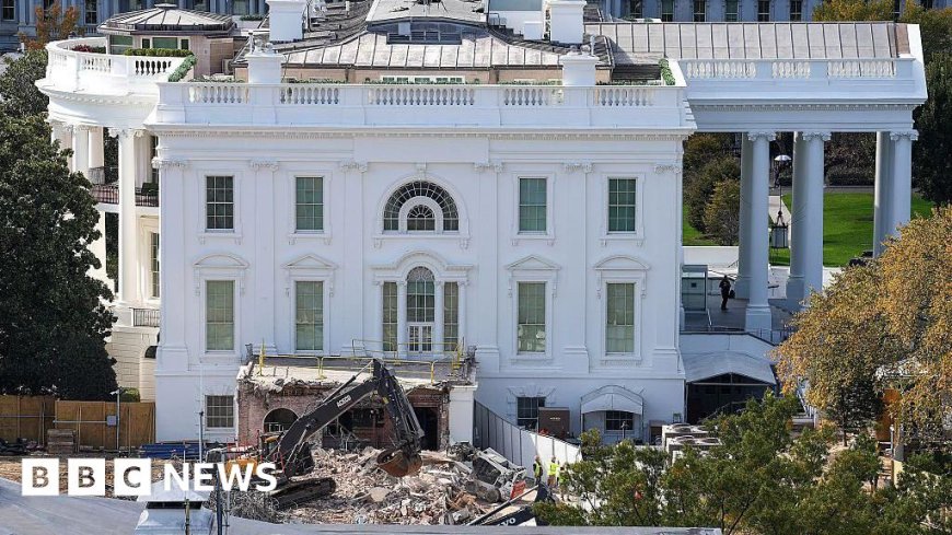 Judge temporarily halts construction of Trump's White House ballroom