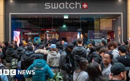 Swatch stores close for second day after rush for new watch sparks safety concerns