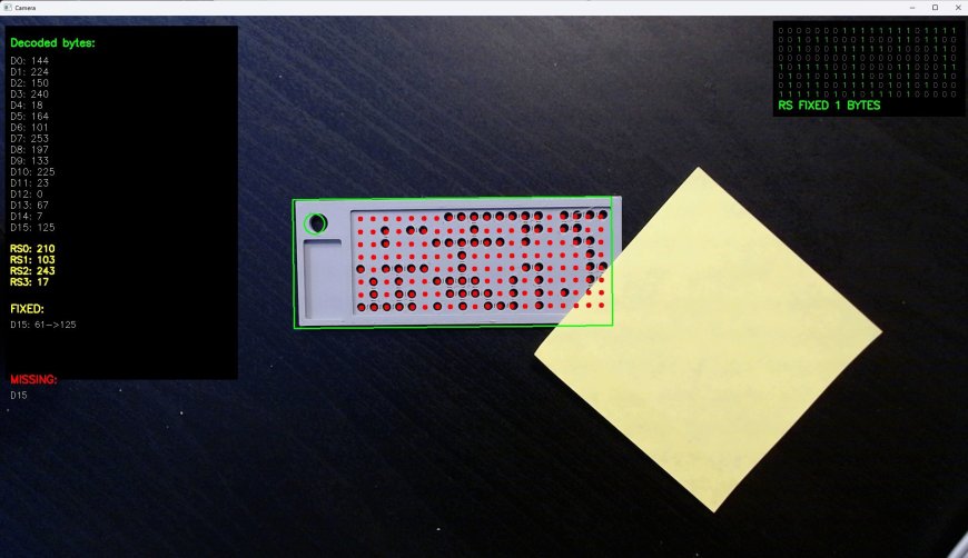 21st Century Punch Cards are 3D Printed and Read By OpenCV