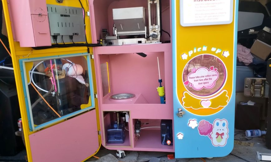 Fixing a Cotton Candy Vending Machine