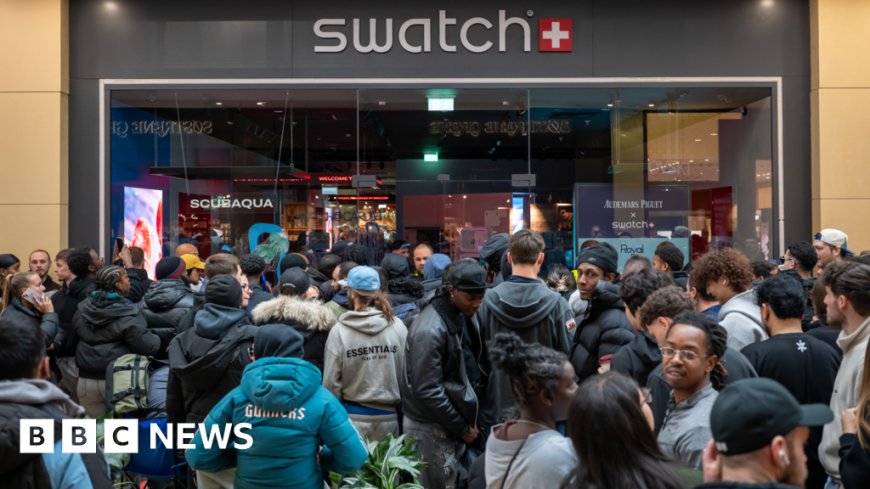 Swatch stores close for second day after rush for new watch sparks safety concerns